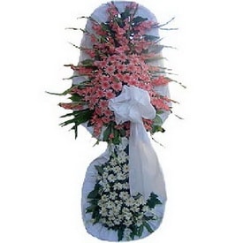 Ankara çiçekçi satışı sitemizden  çift katlı düğün nikah açılış çiçekleri