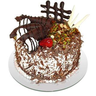 Ankara çiçek satışı site ürünümüz   çikolatalı 4 ile 6 kişilik yaşpasta pasta siparişi gönder