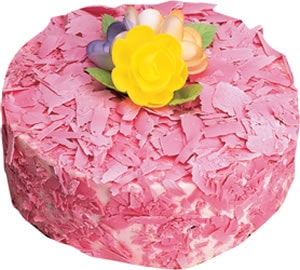 Ankarade farklı bir çiçek firması ürünü   taze mis lezzetli frambuazlı 4 ile 6 kişilik yaşpasta frambuazlı pasta siparişi